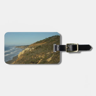 Étiquette À Bagage Paysage de voyage panoramique du littoral californ