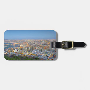 Étiquette À Bagage Paysage urbain depuis le sommet de Signal Hill au 