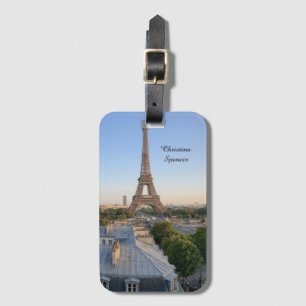 Étiquette À Bagage Paysage urbain personnalisé de la ville de Paris s