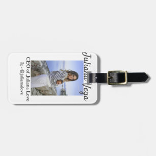 Étiquette À Bagage PDG entreprise propriétaire fille patron Instagram