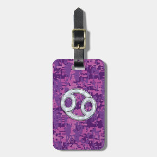 Étiquette À Bagage Pearle comme cancer Zodiac Connexion Camo numériqu