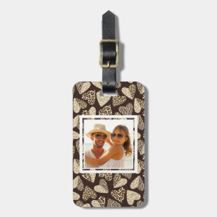 Étiquette À Bagage Peau d'animal faite sur commande de photo avec des