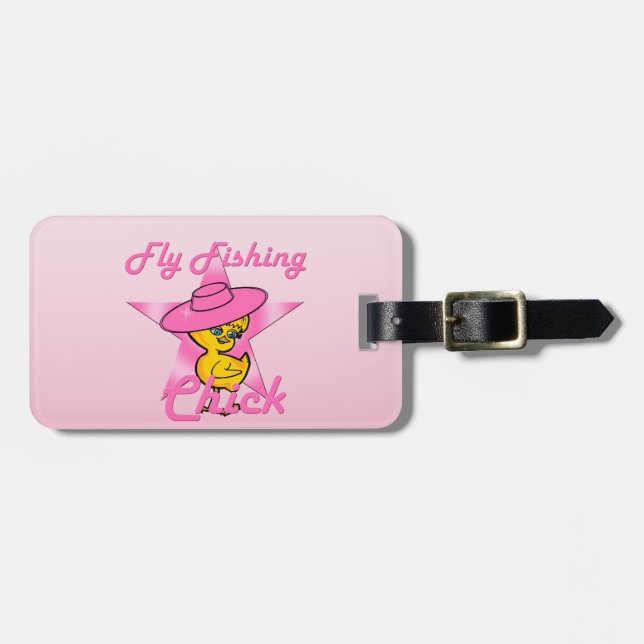 Étiquette À Bagage Pêche à la mouche #8 (Devant horizontal)