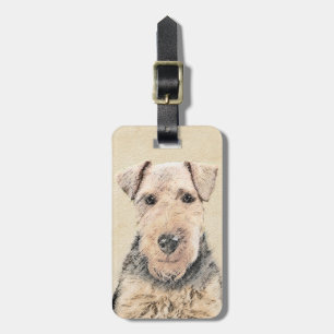 Étiquette À Bagage Peinture galloise Terrier - Cute Original Chien Ar