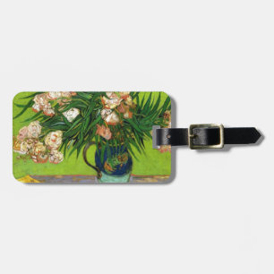 Étiquette À Bagage Peinture vintage de Van Gogh Fleurs Floraisons Vig