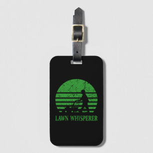 Étiquette À Bagage Pelouse Mower Pelouse Whisperer Gardener Cadeau