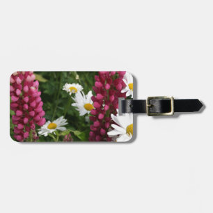 Étiquette À Bagage Penser À Vous Floral Fleurs