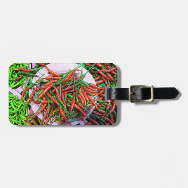 Étiquette À Bagage Peppers à l'oeil d'oiseaux (Devant horizontal)