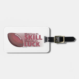 Étiquette À Bagage Perdre des compétences gagner la chance Football