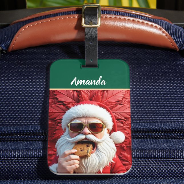 Étiquette À Bagage Père Noël cool (Insitu Rectoal 2)