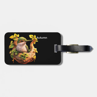 Étiquette À Bagage Personalized Bird Silhouette Luggage Tag