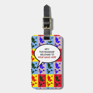 Étiquette À Bagage personnalisable "ce bagage appartient à"