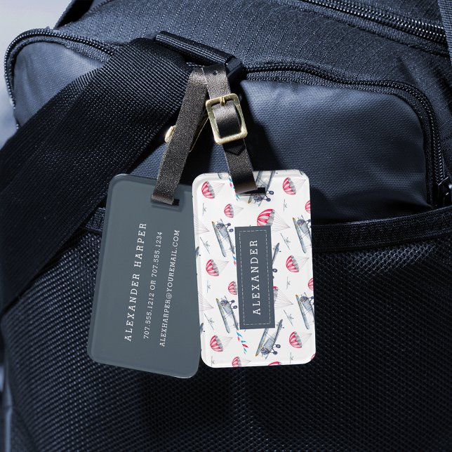 Étiquette À Bagage Personnalisé (Créateur téléchargé)