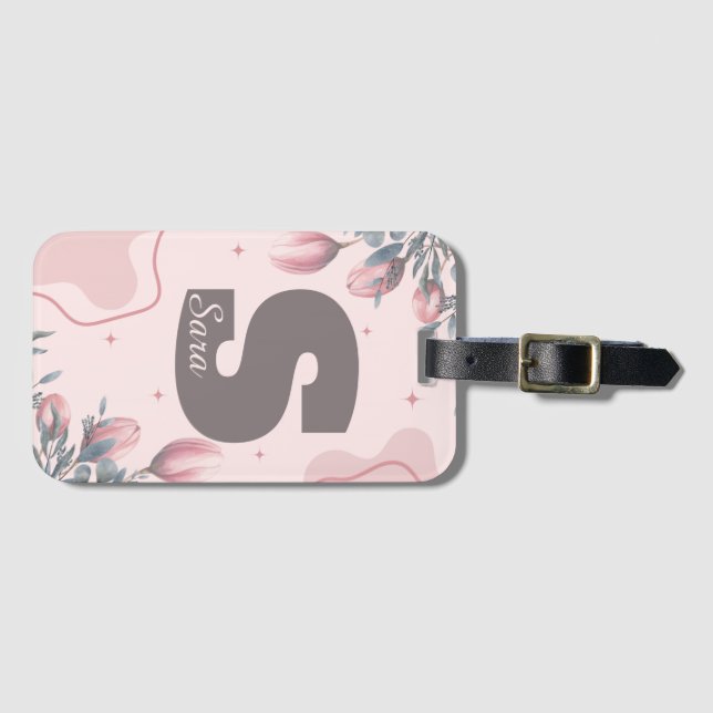 Étiquette À Bagage Personnalisé (Devant Horizontal)