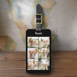 Étiquette À Bagage Personnalisé 6 Photo Instagram<br><div class="desc">Voyagez dans le style avec cette étiquette de bagage personnalisée de 6 photos, parfaite pour présenter vos souvenirs préférés. Personnalisez-le avec jusqu'à six de vos photos chères et votre nom, en créant un accessoire fonctionnel mais significatif. Fabriqué à partir de matériaux durables, l'étiquette assure que vos sacs sont facilement identifiables...</div>