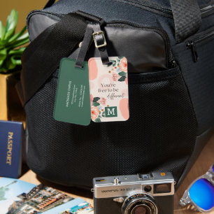 Étiquette À Bagage Personnalisé Vous êtes libre d'être différent Cita