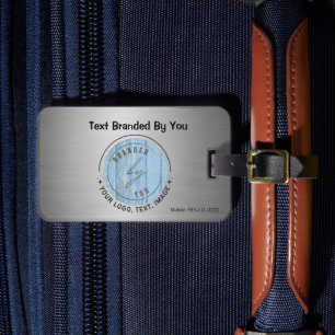 Étiquette À Bagage Personnaliser Image et texte   Balise Bagage doubl
