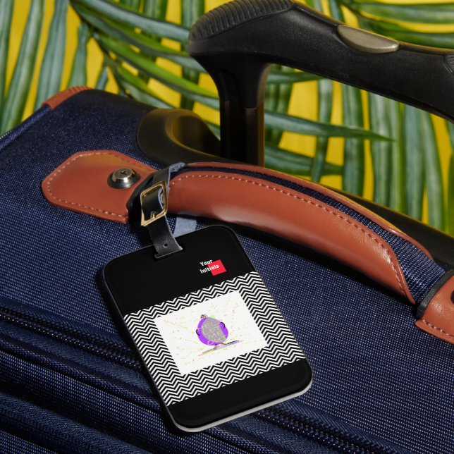 Étiquette À Bagage Personnaliser l'aide Me laisser sortir  (Insitu Rectoal 1)
