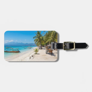Étiquette À Bagage Personnalisez Gili Trawangan Island Paradise Beach