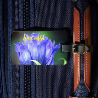 Étiquette À Bagage Personnalité de Blue Gentian