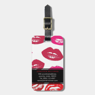 Étiquette À Bagage Personnalité de Red mouths