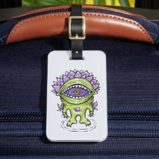 Étiquette À Bagage Personnalité Plante Alien - Astronaut étrange Créa