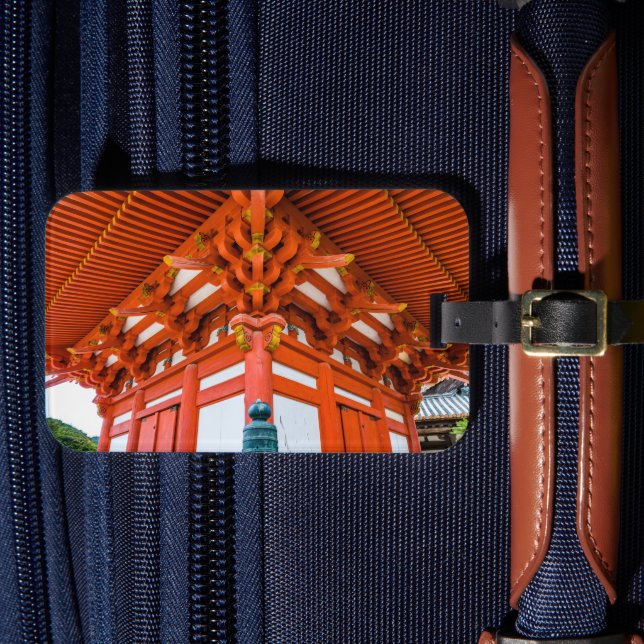 Étiquette À Bagage Perspective ascendante de la pagode, Miyajima (Insitu Rectoal 4)