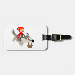 Étiquette À Bagage Petit Chaperon Rouge Et Balise De Bagage Du Loup