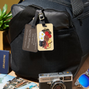 Étiquette À Bagage Petit déjeuner anglais complet Royaume-Uni Cuisine