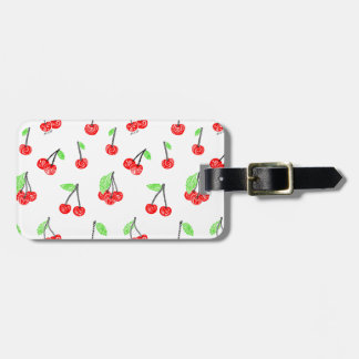 Étiquette À Bagage Petites cerises
