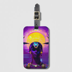 Étiquette À Bagage Pharaoh Synthwave