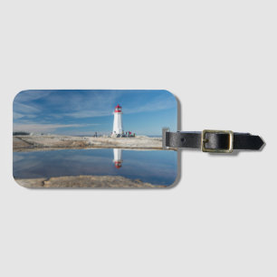 Étiquette À Bagage Phare   Canada de la crique de Peggy