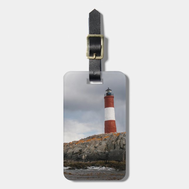 Étiquette À Bagage Phare du canal de Beagle (Devant Vertical)