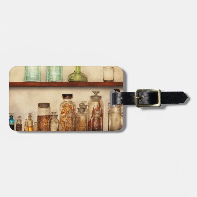 Étiquette À Bagage Pharmacie - Herbes médicinales (Devant horizontal)