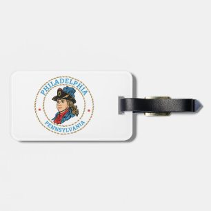 Étiquette À Bagage Philadelphie Pennsylvanie coloniale