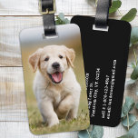 Étiquette À Bagage Photo personnalisée Amoureux des chiens Chiot de c<br><div class="desc">Embarquez sur vos voyages avec une touche de personnalité et un soupçon de fantaisie avec notre Tag photo moderne conçu spécialement pour les amoureux de les chiens. Que vous soyez en voyage d'affaires ou en voyage d'affaires, cette étiquette de bagage vous assure que vos effets personnels sont à la fois...</div>