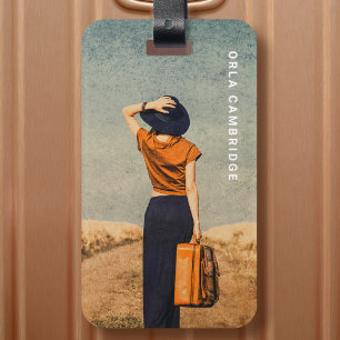 Étiquette À Bagage Photographe Full Simple