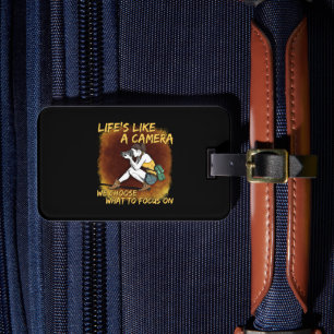 Étiquette À Bagage Photographie - La vie comme une caméra photographe