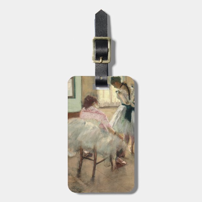 Étiquette À Bagage Pierre un Renoir | la leçon de danse (Devant Vertical)