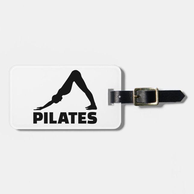 Étiquette À Bagage Pilates (Devant horizontal)