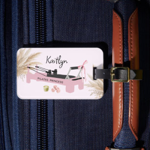 Étiquette À Bagage Pilates Princess Rose Reformer & Matcha