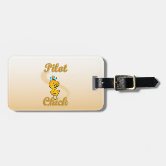 Étiquette À Bagage Pilote Chick.png (Devant horizontal)