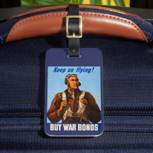 Étiquette À Bagage Pilotes d'aviation afro-américains de 2ÈME GUERRE