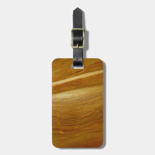 Étiquette À Bagage Pine Wood II Faux Texture en bois