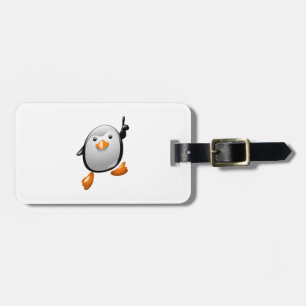 Étiquette À Bagage Pingouin du numéro un