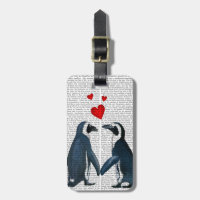 Pingouins aux coeurs d'amour