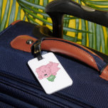 Étiquette À Bagage Pink Pig Holding Cash Giving Thumbs Up<br><div class="desc">Travel in style and attract good fortune with this rich pink pig luggage tag. Featuring a winking cartoon character holding a stack of money and giving a thumbs up, this tag makes your suitcase or bag easy to identify on the carousel. It is a perfect travel accessory for business trips...</div>