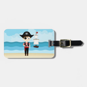 Étiquette À Bagage Pirate Boy
