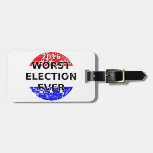 Étiquette À Bagage Pire élection jamais