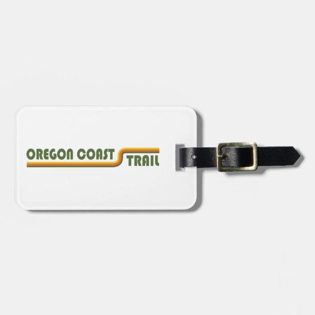 Étiquette À Bagage Piste côtière de l'Oregon (Devant horizontal)